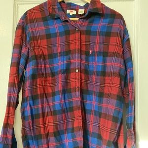 Levi’s red and blue flannel